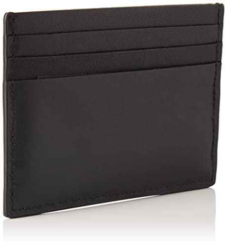 Calvin Klein - Smooth CK Cardholder, Tarjeteros Hombre, Negro (Black), 0.1x0.1x0.1 cm (B x H T)