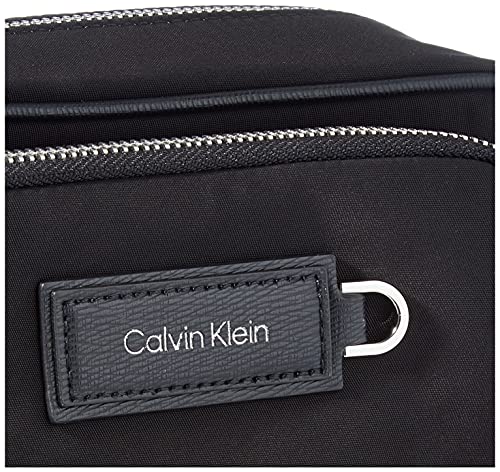 Calvin Klein Urban Utility Camera Bag, Crossovers para Hombre, Black, Medium