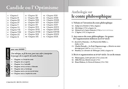 Candide ou l'optimisme: Suivi d'une anthologie sur le conte philosophique (Classiques & Cie Lycée)