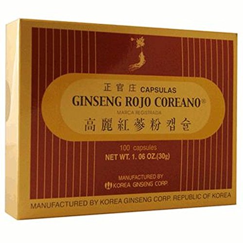 Cap. Ginseng 100 Cápsulas de Grc