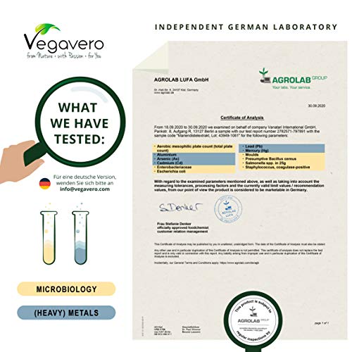 Cardo Mariano Vegavero® | 120 ó 365 Cápsulas | La Dosis Más Alta: 840 mg | 80% de Silimarina | Sin Aditivos Artificiales | Detox + Hígado y Vesícula* | Testado en Laboratorio | Milk Thistle