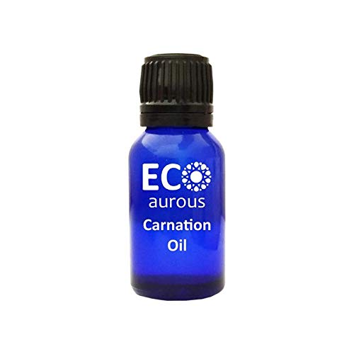 Carnation Essential Oil (Dianthus caryophyllus) 100% Natural, Organic, Vegan & Cruelty Free, Pure By Eco Aurous With Euro Dropper. (10 ml)