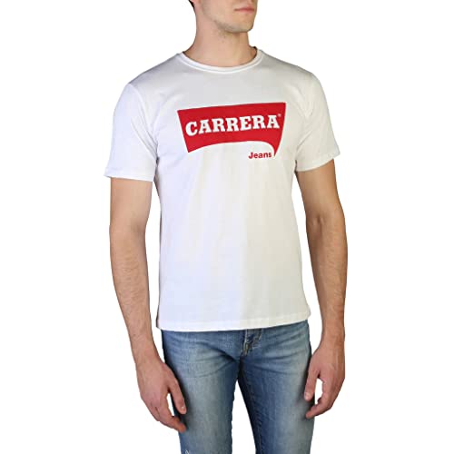 Carrera Jeans - Camiseta para Hombre, con Logo Estampado (EU L)