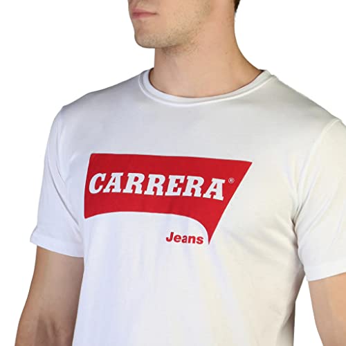 Carrera Jeans - Camiseta para Hombre, con Logo Estampado (EU L)