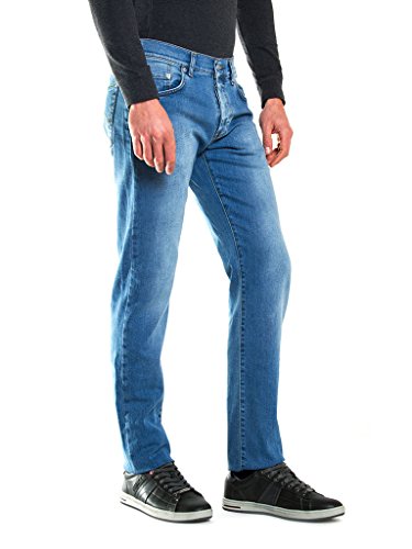 Carrera Jeans - Jeans 710 para Hombre, Estilo Recto, Estilo Denim, Tejido Extensible, Ajuste Regular, Cintura Normal