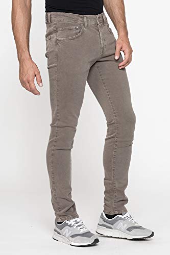 Carrera Jeans - Pantalones para Hombre, Color Liso, Tejido Extensible (ES 46)