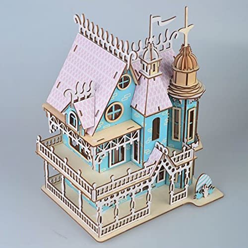 Casa de muñecas de Rompecabezas 3D para niños, Rompecabezas de ， 174 Piezas