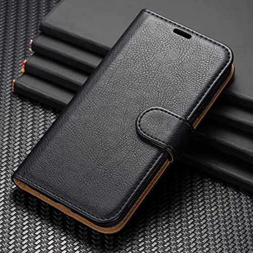 Case Collection Funda de Cuero para Samsung Galaxy A6 2018 Estilo Cartera con Tapa abatible y Ranuras para Dinero y Tarjeta de crédito para Samsung Galaxy A6 2018 Funda