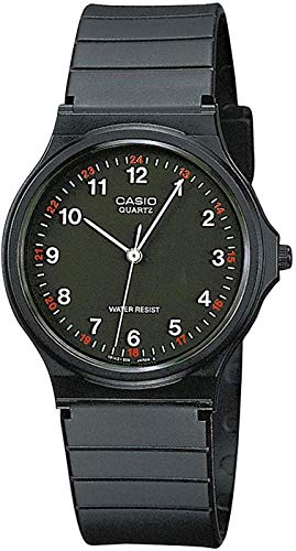 Casio Reloj Analogico para Hombre de Cuarzo con Correa en Resina MQ-24-1BLLEG