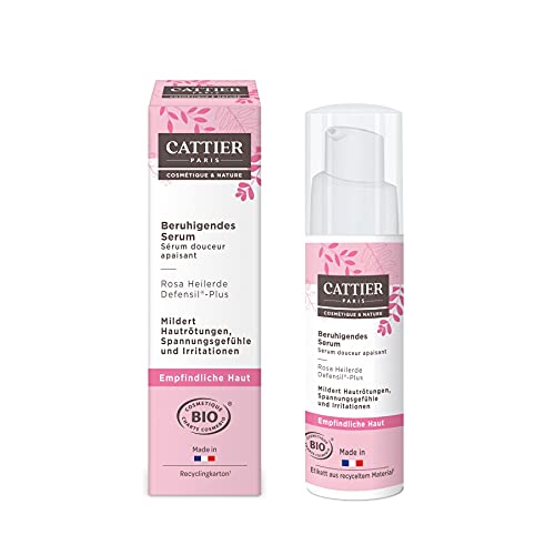 Cattier Sérum calmante para piel sensible, cosmética natural, 30 ml