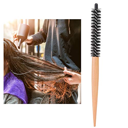 Cepillo redondo pequeño - Pequeño flequillo para dar volumen Cepillo para el cabello Peine de peluquería Cepillo de rizador de pelo Peine de maquillaje Cepillo de burlas(20MM# 0.79INCH)