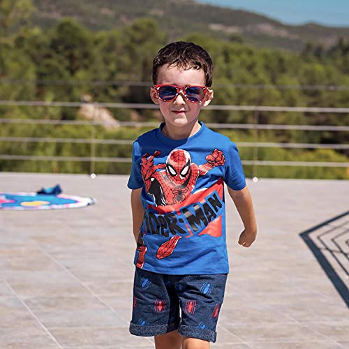 CERDÁ LIFE'S LITTLE MOMENTS Gafas de Sol Spiderman Niño-Licencia Oficial Marvel, Rojo, Talla única-Especialmente diseñadas para una adaptación Perfecta para Niños