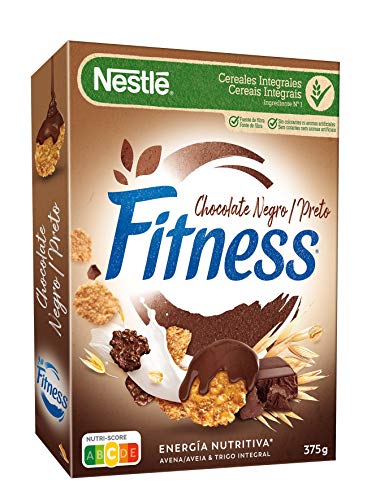 Cereales Nestlé Fitness Chocolate Negro - 16 paquetes de 375 g