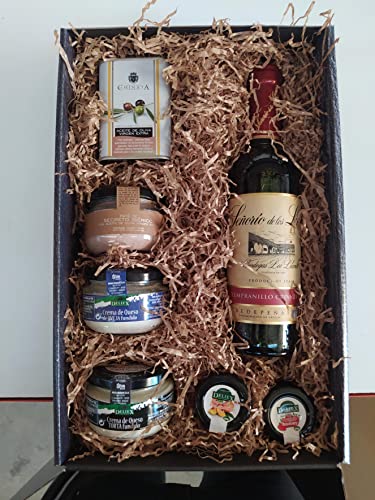 Cesta navideña de productos gourmet para regalar