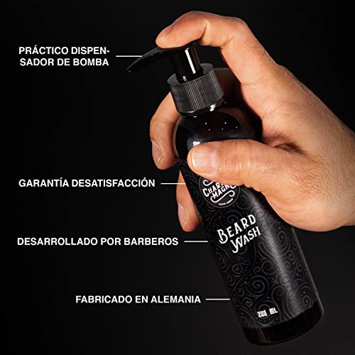 Champú para la barba - Para la limpieza de la barba - Champú y jabón para hombres - Champu barba hombres - Acondicionador masculino para el cuidado de la barba