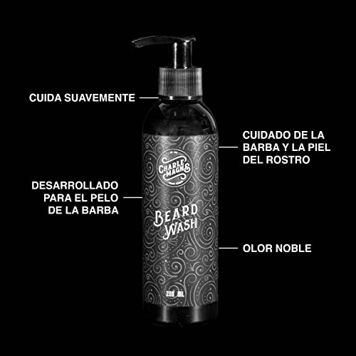 Champú para la barba - Para la limpieza de la barba - Champú y jabón para hombres - Champu barba hombres - Acondicionador masculino para el cuidado de la barba