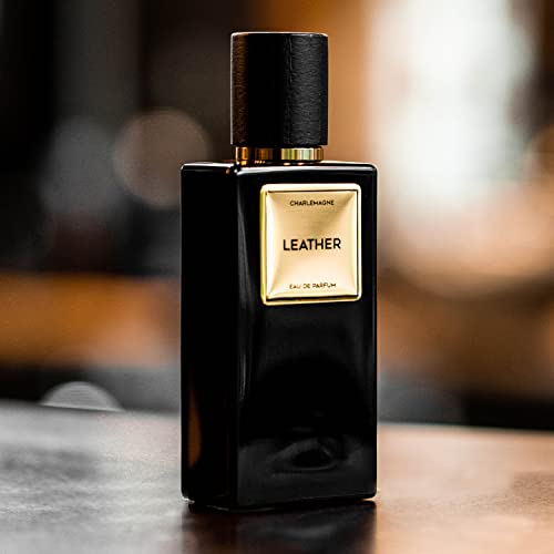 Charlemagne Eau de Parfum Leather - Fragancia noble para hombre - Eau de Parfum Hombre 50ml Perfume para hombre - Fragancia de larga duración/Perfume de cuero para hombre - Para el hombre moderno