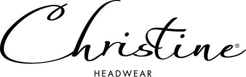 Christine Headwear Turbante Hermoso y Refinado Hiver con Efecto mechas de Pelo para Mujeres con Alopecia (Negro)