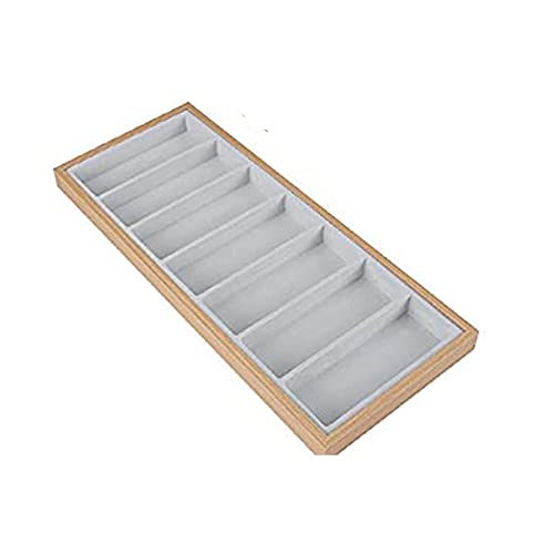 Chytaii Caja Almacenamiento de Gafas Caja de Gafas de Almacenamiento Caja de Almacenamiento para Gafas o Gafas de Sol,Organizador de Armarios para Guardar Todo Tipo de Gafas,Material de Madera