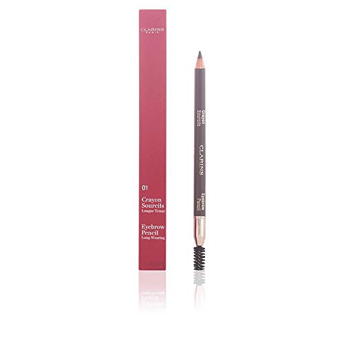 Clarins Crayon Sourcils - Lápiz para cejas, color 01-dark brown