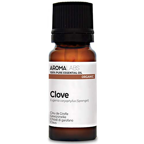 CLAVO BIO - 10mL - aceite esencial 100% natural y BIO - calidad verificada por cromatografía - Aroma Labs