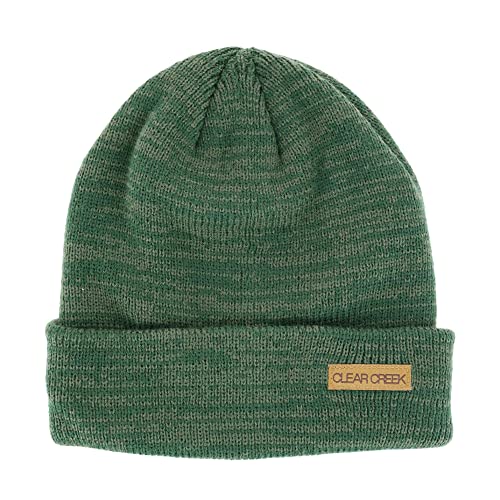 Clear Creek Gorro de punto Marled para hombre, verde, Taille unique