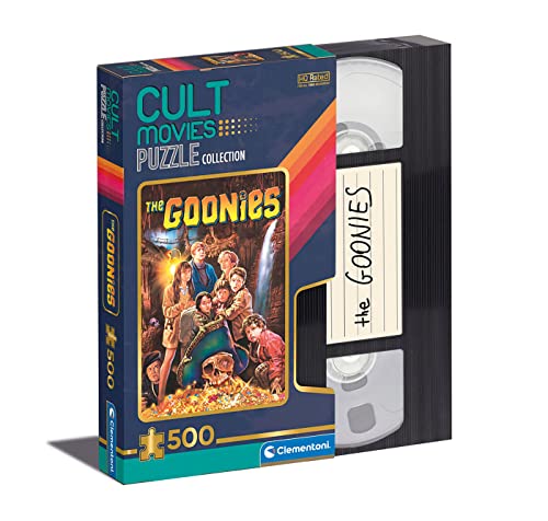 Clementoni- Cult Movies The Goonies-500 Puzzle para Adultos (500 Piezas), diseño de puzle, Multicolor, Medium (35115)