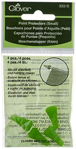 Clover Capuchones Protección Puntas, Verde, 13x6.5x3 cm, 4 Unidades