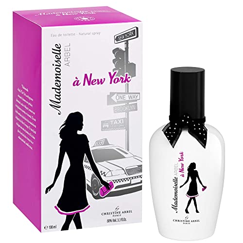 Coffret Perfume Mujer Mademoiselle Arbel en Nueva York Eau de Toilette 100 ml + un aerosol de bolsa 10 ml para Rellenar