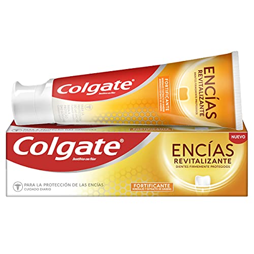 Colgate Encías Revitalizante Fortificante, Pasta de Dientes, Protección Encías, Cuidado Diario Antibacteriano, Pack 3 Uds x 75ml