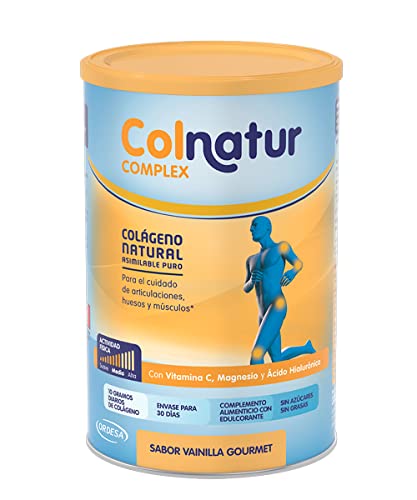 Colnatur Complex Vainilla - Colágeno con Magnesio y Vitamina C para Músculos y Articulaciones, 335g