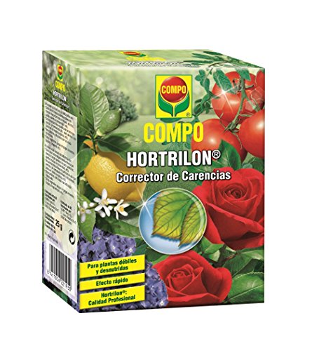 COMPO Hortrilon Corrector de carencias, Para plantas débiles y desnutridas, Efecto rápido, Interior y terraza, 25 g