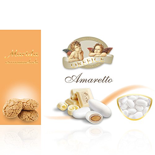 Confites Italiano con Sabor de Amaretto | Sin Gluten | 500gr | 90 unidades