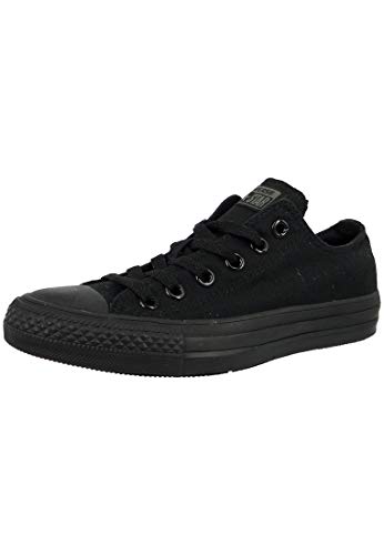 Converse Chuck Taylor All Star Low Black Canvas Trainers-UK 4.5