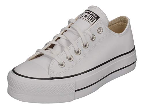 CONVERSE - CTAS Lift Clean OX 561680C - White Black, Tamaño:40 EU