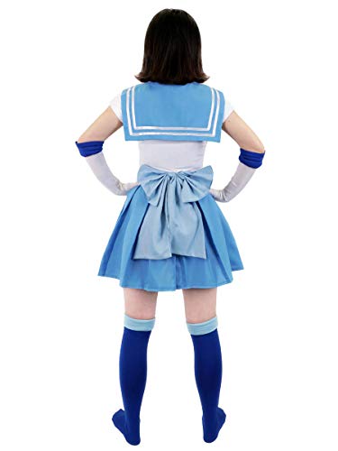 CoolChange Disfraz Cosplay de Ami Mizuno para aficcionados | Sailor Mercury Cosplay | Talla: S