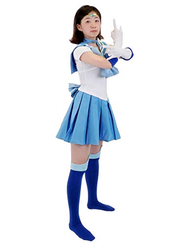 CoolChange Disfraz Cosplay de Ami Mizuno para aficcionados | Sailor Mercury Cosplay | Talla: S