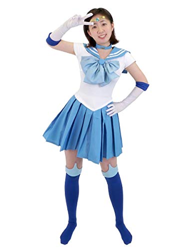 CoolChange Disfraz Cosplay de Ami Mizuno para aficcionados | Sailor Mercury Cosplay | Talla: S