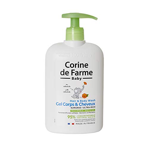 Corine de Farme Gel Lavant surgras cuerpo/cabello AU Calendula, 500 ml