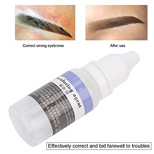 Corrector De Blanqueamiento Microblading, 15ml Microblading Corrección De Errores Líquido Microblading Suministros Para Uso Doméstico Eliminación De Tatuajes Ceja Agente De Eliminación De Tatuajes