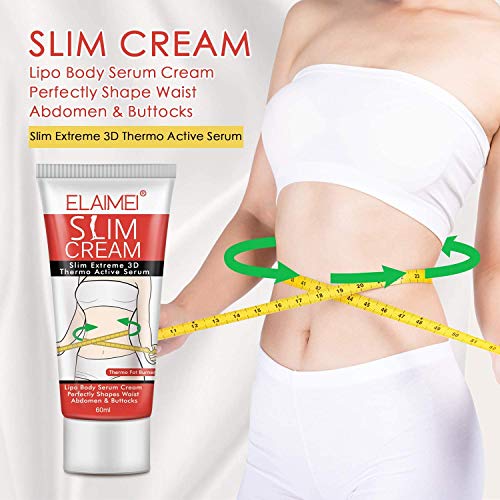 Crema adelgazante, Crema para eliminar la celulitis Quemador de grasa Pérdida de peso Cremas para adelgazar Pierna Cuerpo Cintura Efectivo anticelulítico Quema de grasa (2 Pack)