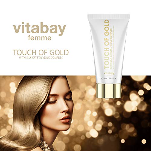 Crema Antiarrugas Vitabay Touch of Gold (50ml) • Crema Antiedad con oro coloidal y seda • Crema facial con oro para piel radiante • Hidratante y nutritiva • Calidad alemana