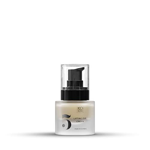 Crema de reafirmación de ojos, principio activo patentado Argireline®, contra arrugas y bolsas de lágrimas, reducción de la profundidad vegano, 15 ml de KÖ-KLINIK