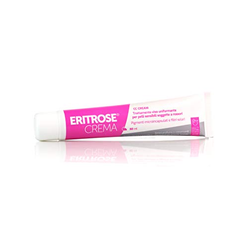 CREMA ERITROSE® | CC Cream Anti-rojeces | Efecto de cobertura e iluminación | Para pieles sensibles | Con protectores solares | 50 ml