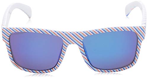 Cressi Spike Sunglasses Gafas de Sol Deportivo Unisex Adulto, Turquesa Waves Fantasy/Lentes Fume, Talla única