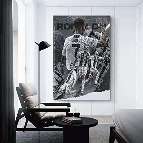 Cristiano Ronaldo Cristiano Ronaldo - Póster de lienzo y arte de pared (20 x 30 cm)
