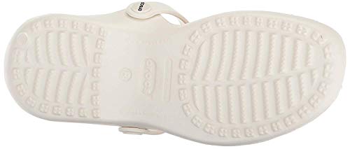 Crocs Cleo Mujer Sandalias con punta abierta, Blanco (Oyster), 38/39 EU