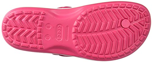 Crocs Crocband Flip, Zapatillas Unisex Adulto, Rosa (Paradise Pink/White), 38/39 EU