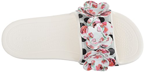 Crocs Women's Sloane Timeless Clash Roses Slide Sandal