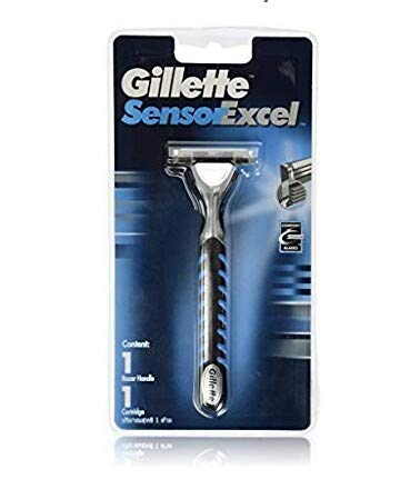 Cuchilla de afeitar para hombre con sensor Excel (1 mango + 1 cuchilla (cartucho), manual de 1 pieza; FBA